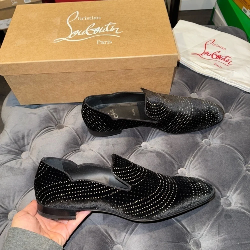 New Size 43 Christian Louboutin Dandy Chick Orlato Flat Loafers